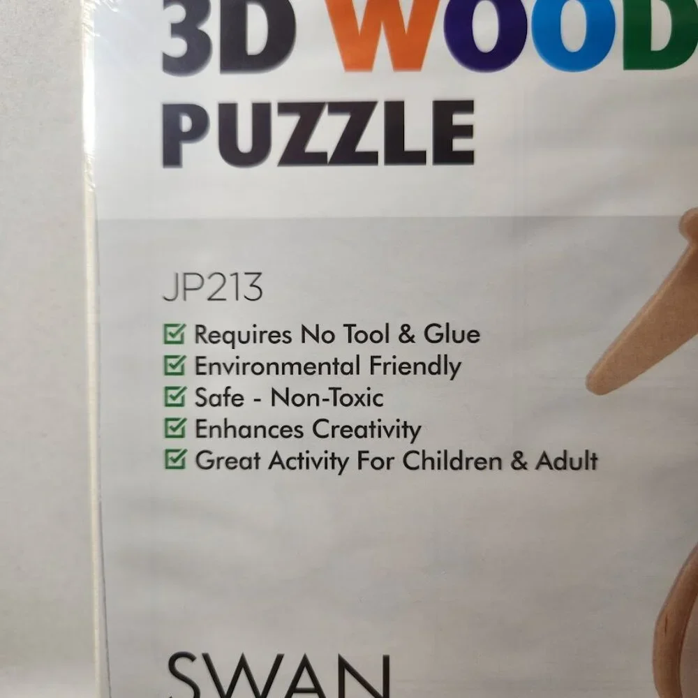 NEW 3D Puzzle SWAN Bird Figure STEM KIT CRAFT Project Science Lab